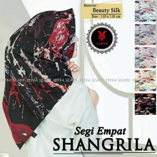Hijab Segiempat Yeffa by Shangrila