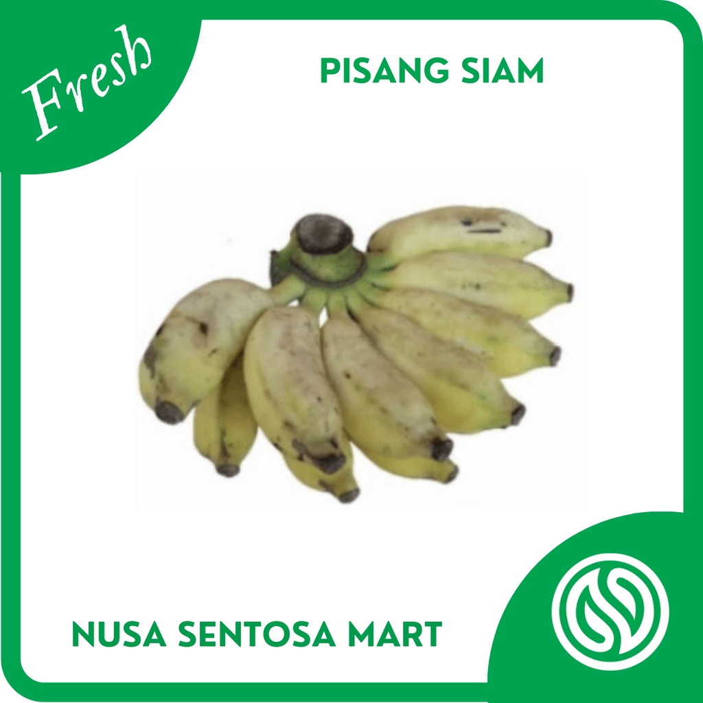 

Buah Pisang Siem Siam 1 Sisir Segar