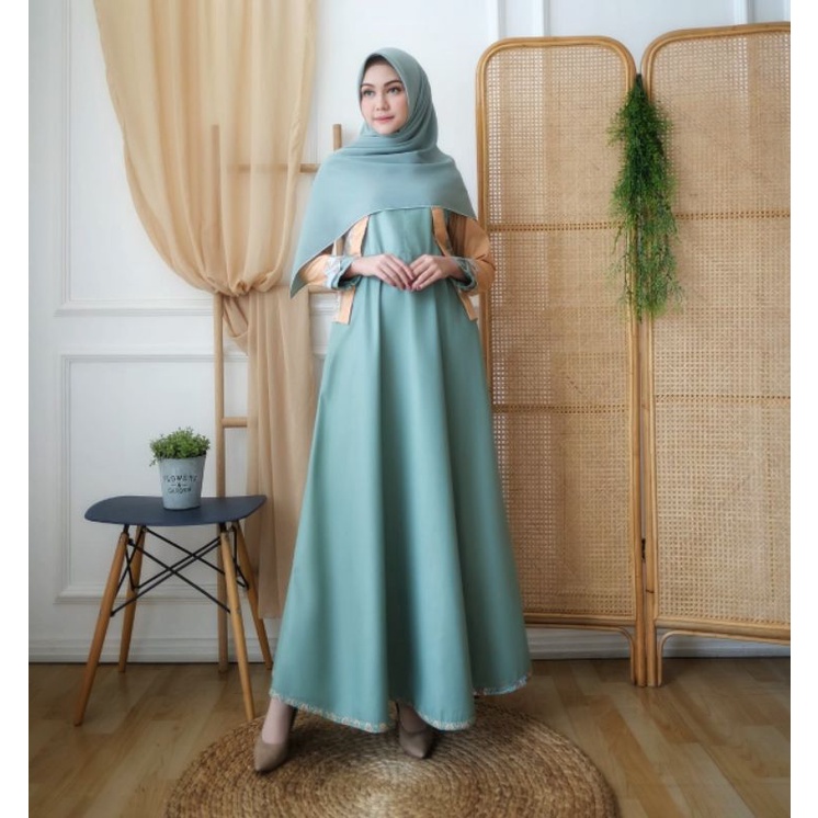 Gamis Batik Bolero Dress by Nafa