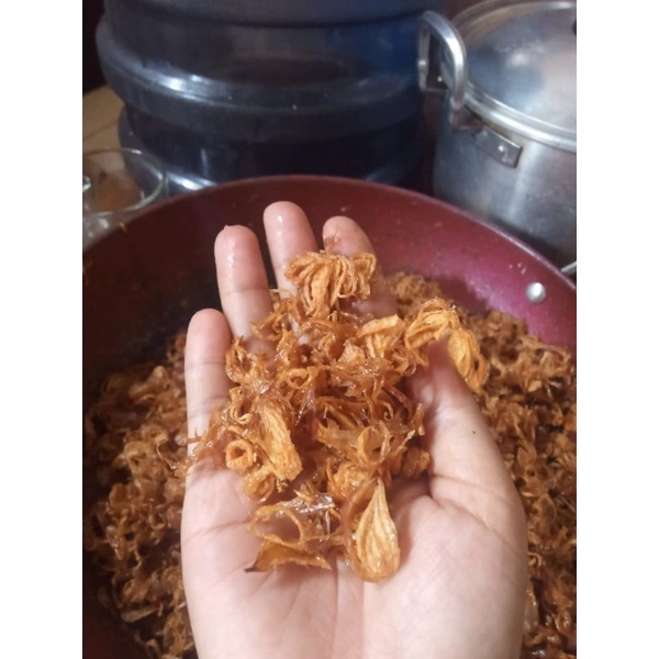

bawang goreng ori kemasan kriuk