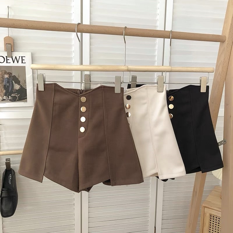 (S-XXL) HIGHWAIST BOBA PANTS KOREAN CELANA WANITA SIMPLE HW.