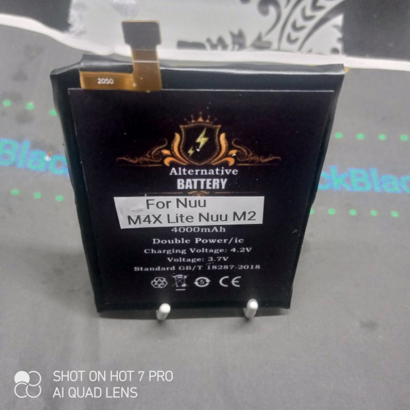 Batrai Persamaan Nuu M4X Lite Batre Nuu M2 Baterai