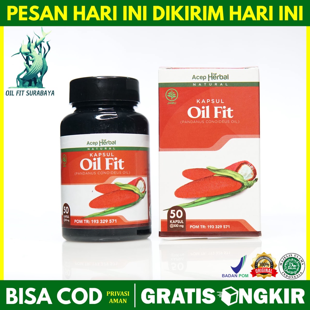 Oil Fit Herbal Original - Oil Fit Kapsul - Oil Fit Buah Merah Papua - Oil Fit Mata - Oil Fit Buah Me