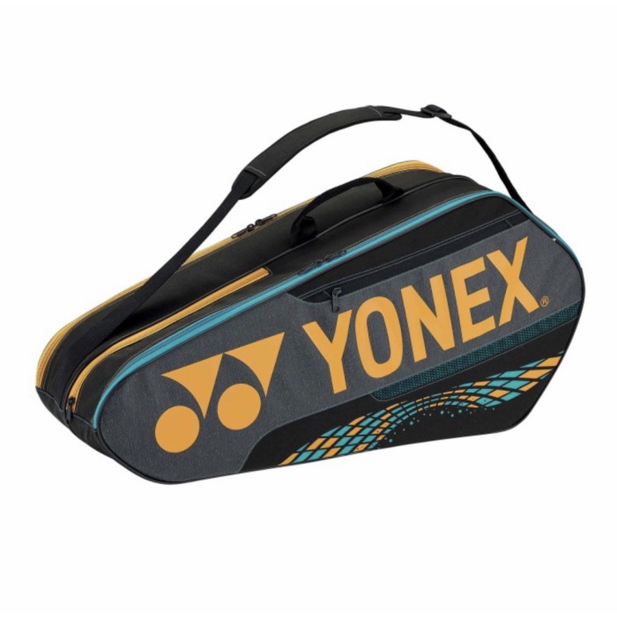 Tas Raket Badminton YONEX BA42126EX Team racquet bag Camel Gold