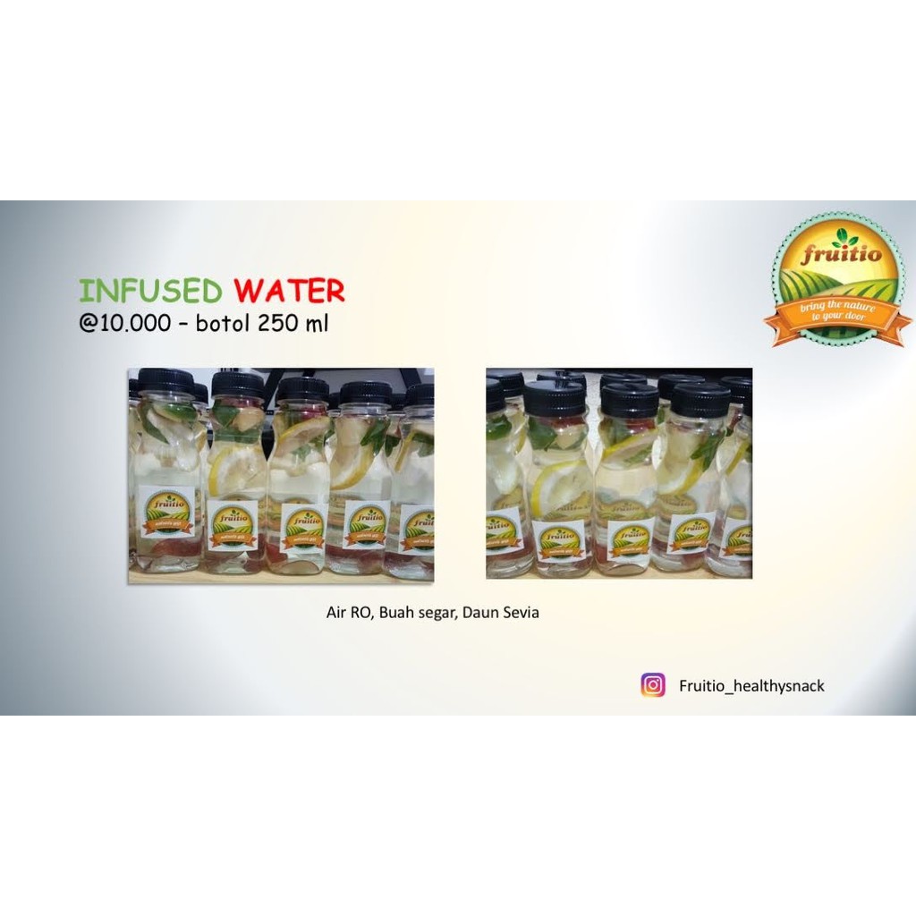 

INFUSED WATER FRUITIO JAKARTA 250 ml