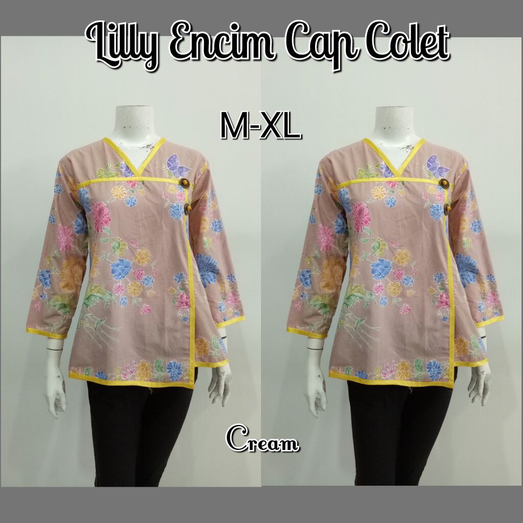 Blus Batik Gantari | Atasan Baju Kerja Wanita