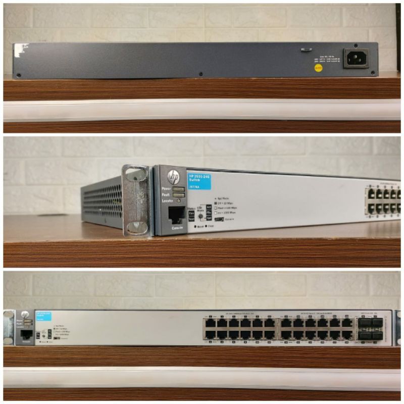 HP ProCurve J9148A 2910 al 48G PoE Ethernet Switch Layer 3 dengan Rack Mount AC