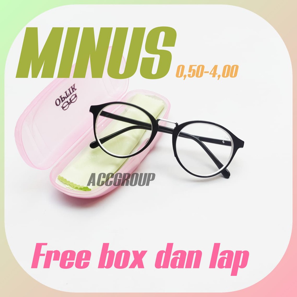 SpringS NEW/KACAMATA MINUS TERBARU FASHION WANITA KE KINIAN FRE BOX DAN LAP