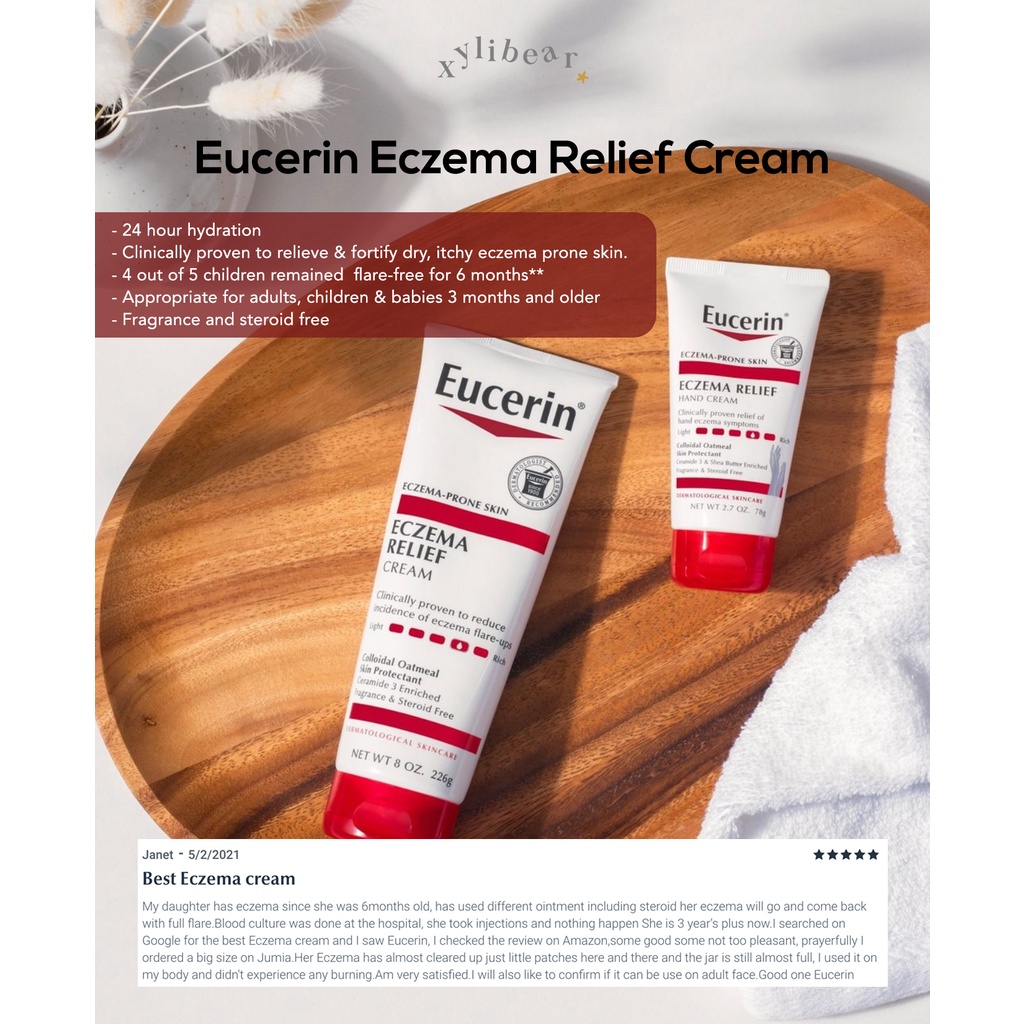 Jual EUCERIN Eczema Relief Body Cream 8 oz Lotion Eksim Dewasa Anak