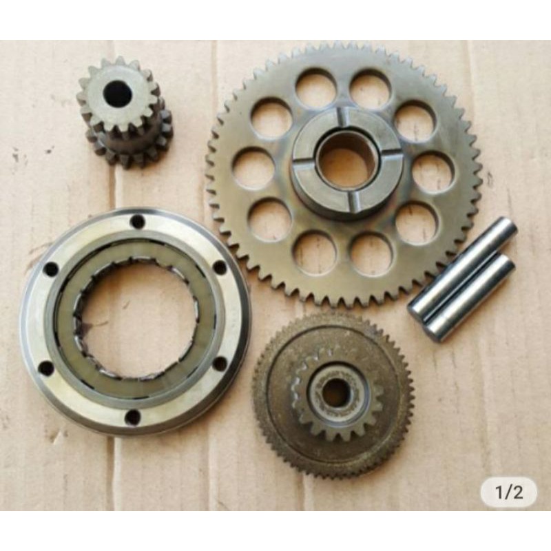 One way set gigi penghantar Tiger Revo atau Megapro Primus original