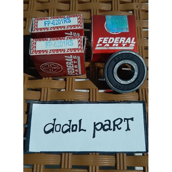Laker Laher Bearing Roda Depan Motor 6201 RS Vario 110 125 150 Beat Scoopy Fi Esp Karisma Supra X 12