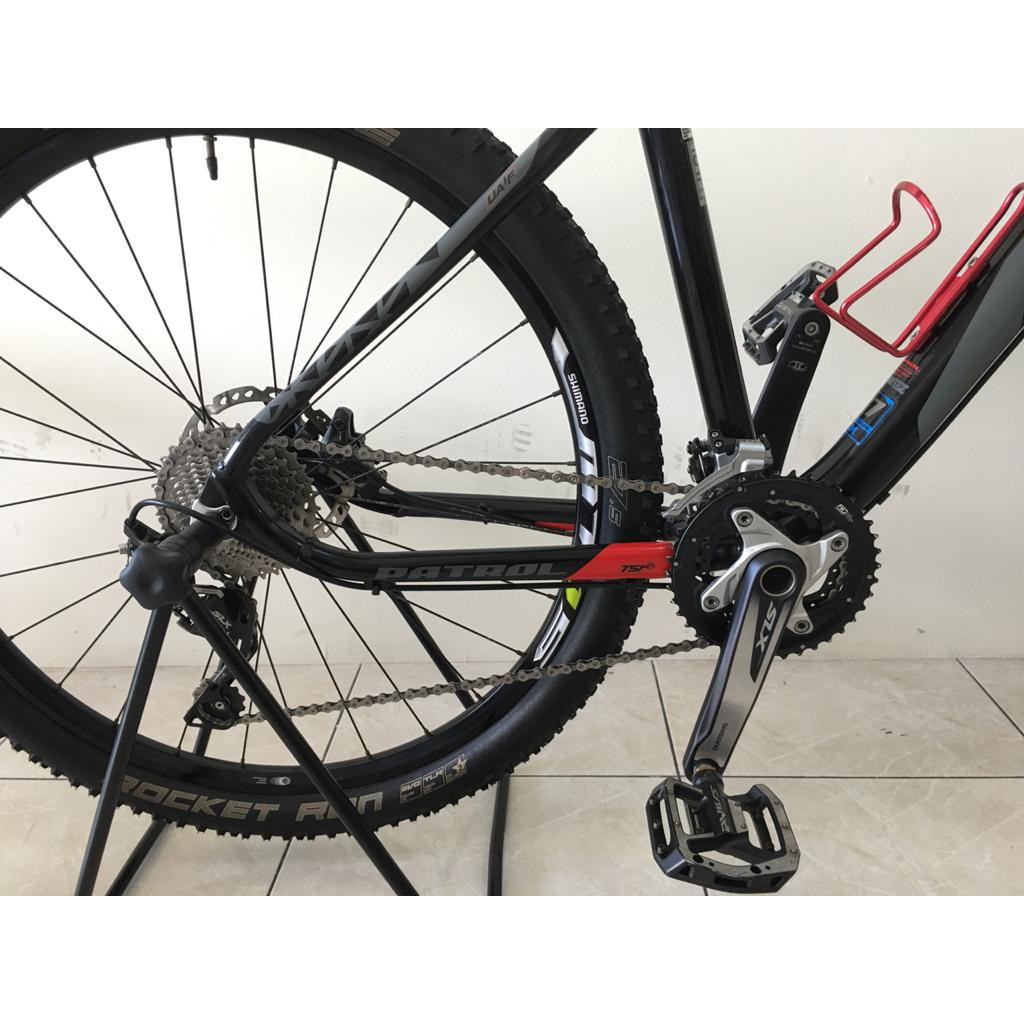 Sepeda MTB Patrol 071 Size M Grupset SLX 2 x 10 Speed 2 x 10 S FD Deore Crank Dual SLX Sproket 11 34