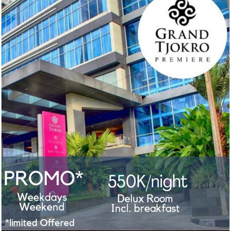 PROMO BERAKHIR  GRAND TJOKRO  Bandung 550k/night
