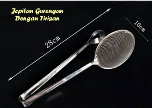 JEPITAN GORENGAN DENGAN TIRISAN MINYAK (BAHAN STAINLESS, TAHAN PANAS)