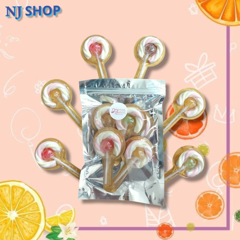 

[Permen Original] - Marshmallow lolipop 2in1 Marshpop