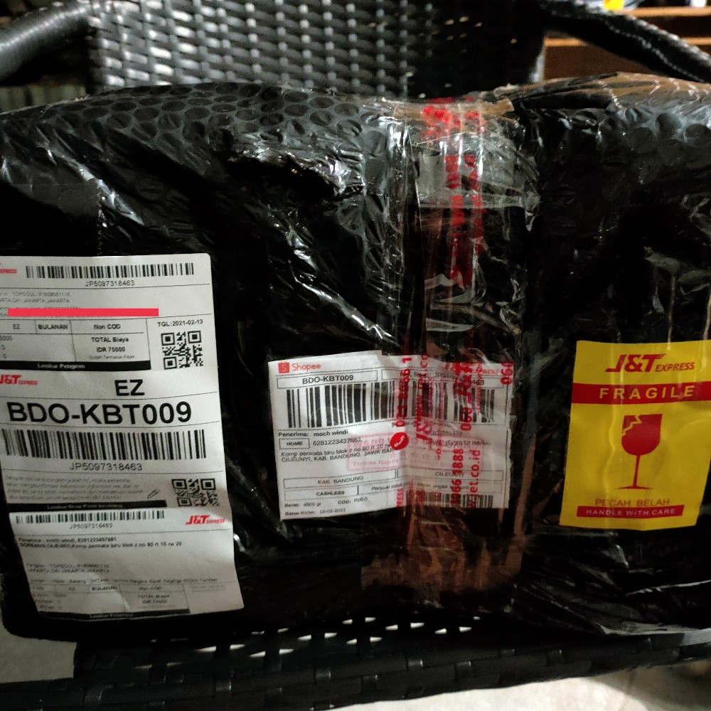 [hitam] Termos Niagara Karet Segitiga 500ml Tumbler Botol Polos H777