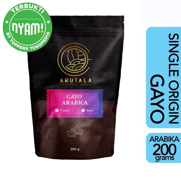 

GRATIS ONGKIR ARUTALA Kopi Arabika Gayo Arabica Coffee 200 gram - Biji KP93