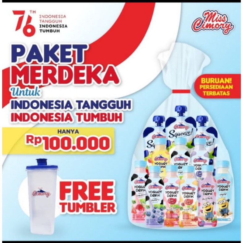 

Paket Parcel Merdeka yogurt Cimory