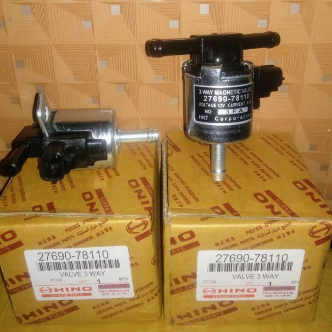 Jual rem Valve 3 way triway / Valve Switch exhaust brake HT130 12V