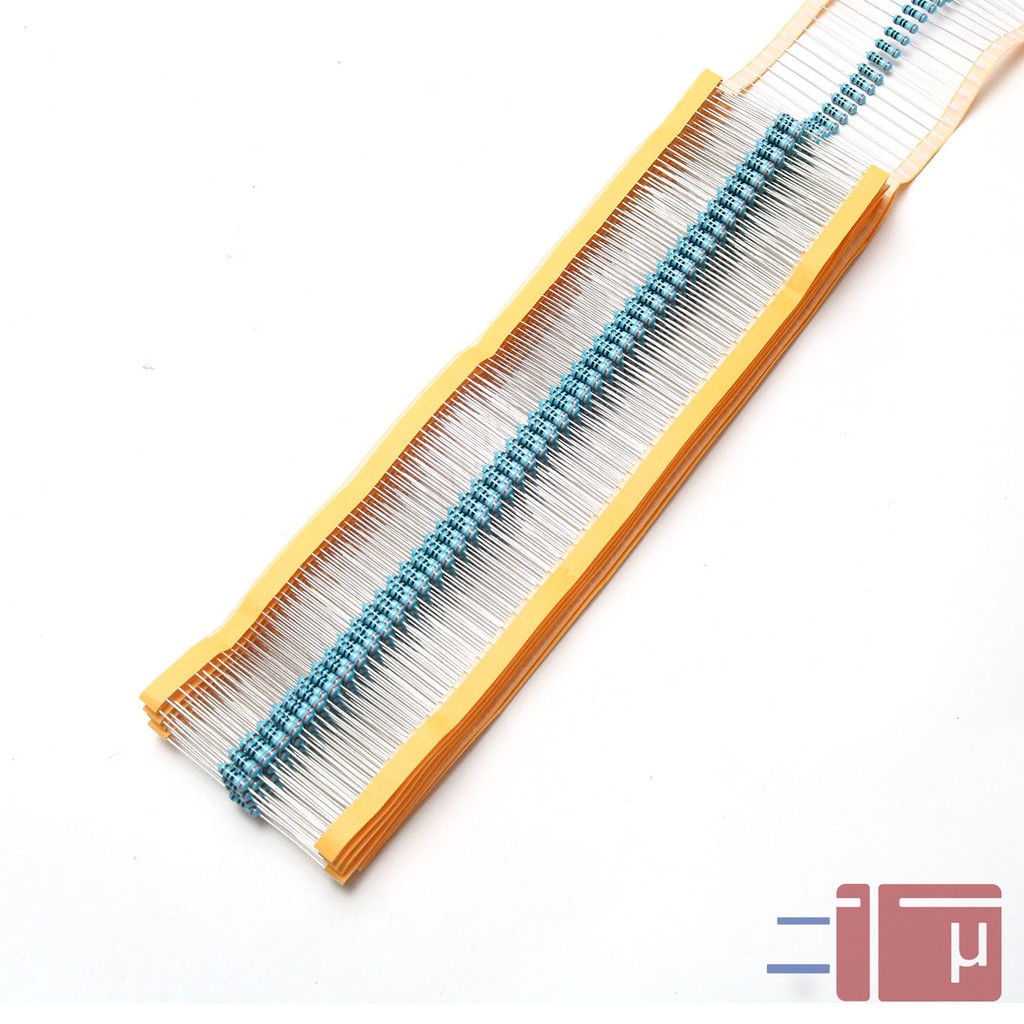 x10 Resistor 390R 390 Ohm 1/2W Metal Film 1% Taiwan Kaki Tembaga