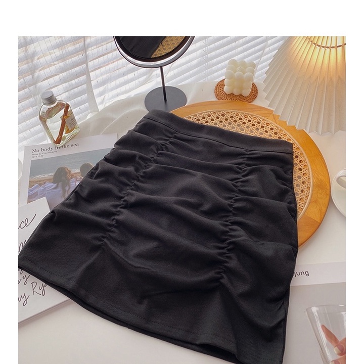 (S-XXL) BELLE SKIRT ROK WANITA HW VARIASI