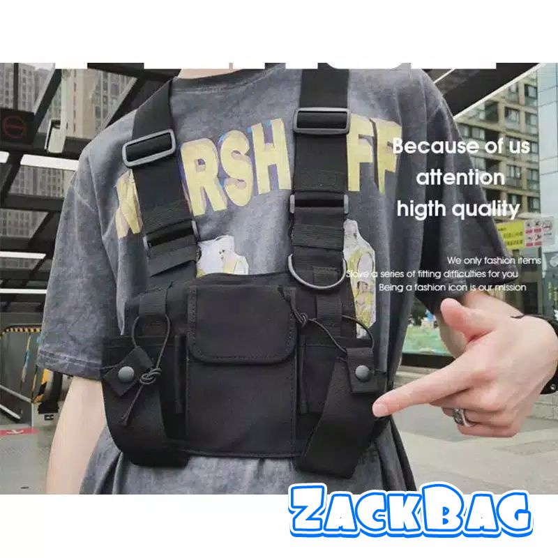 Tas dada/Chest bag v1/Tas dada pria/Chest bag rig/Tas dada radio new Neisda