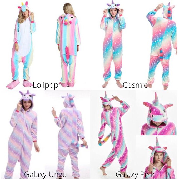 BAJU ONESIE UNICORN MEJIKUHIBINIU COSPLAY KOSTUM