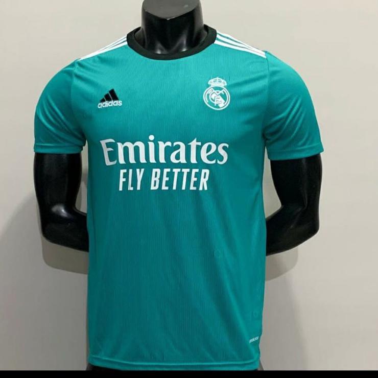 ♡ Jersey bola TERBARU REAL MADRID 3RD third Toscha 2021/2022 grade ori official SMLXL 2XL ֍