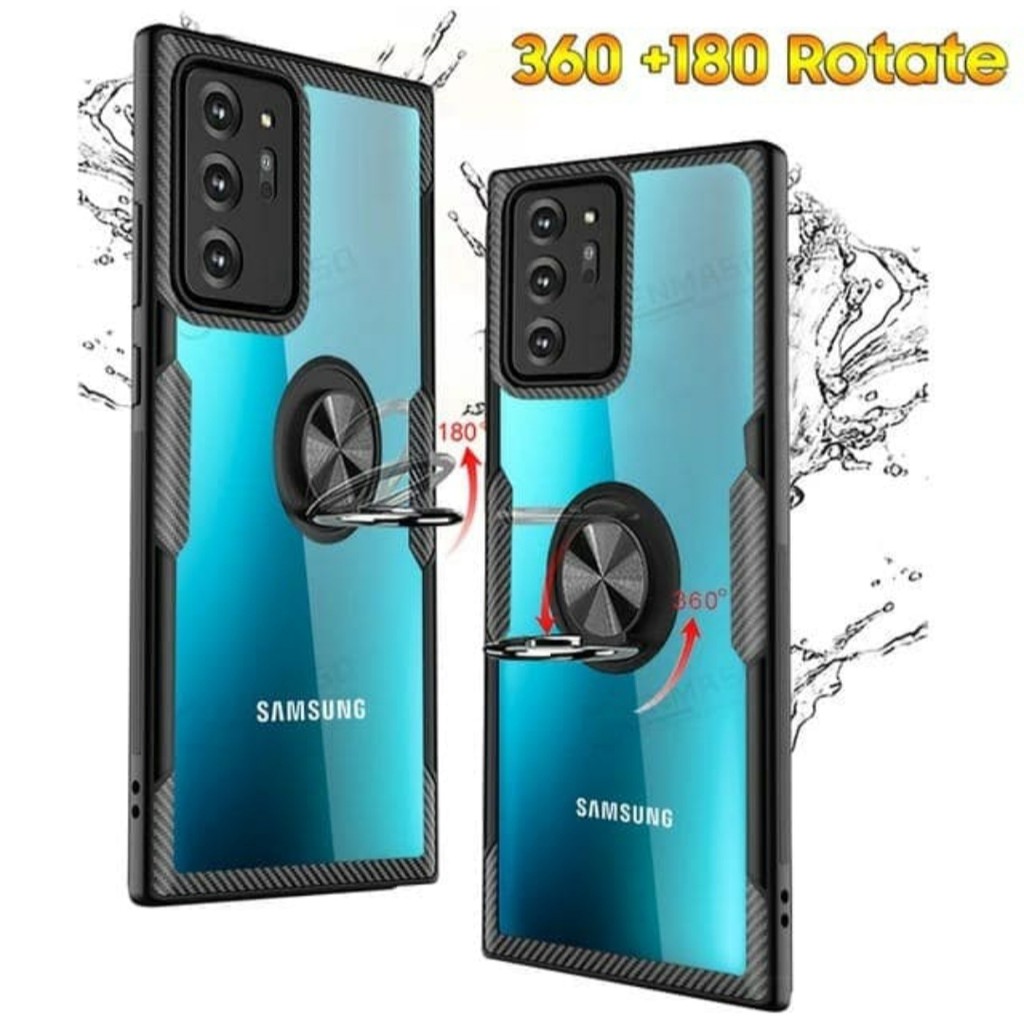 Clear Carbon Holder Ring SAMSUNG NOTE 20 ULTRA NOTE 20 s23 Ultra S21 Fe Case Cover