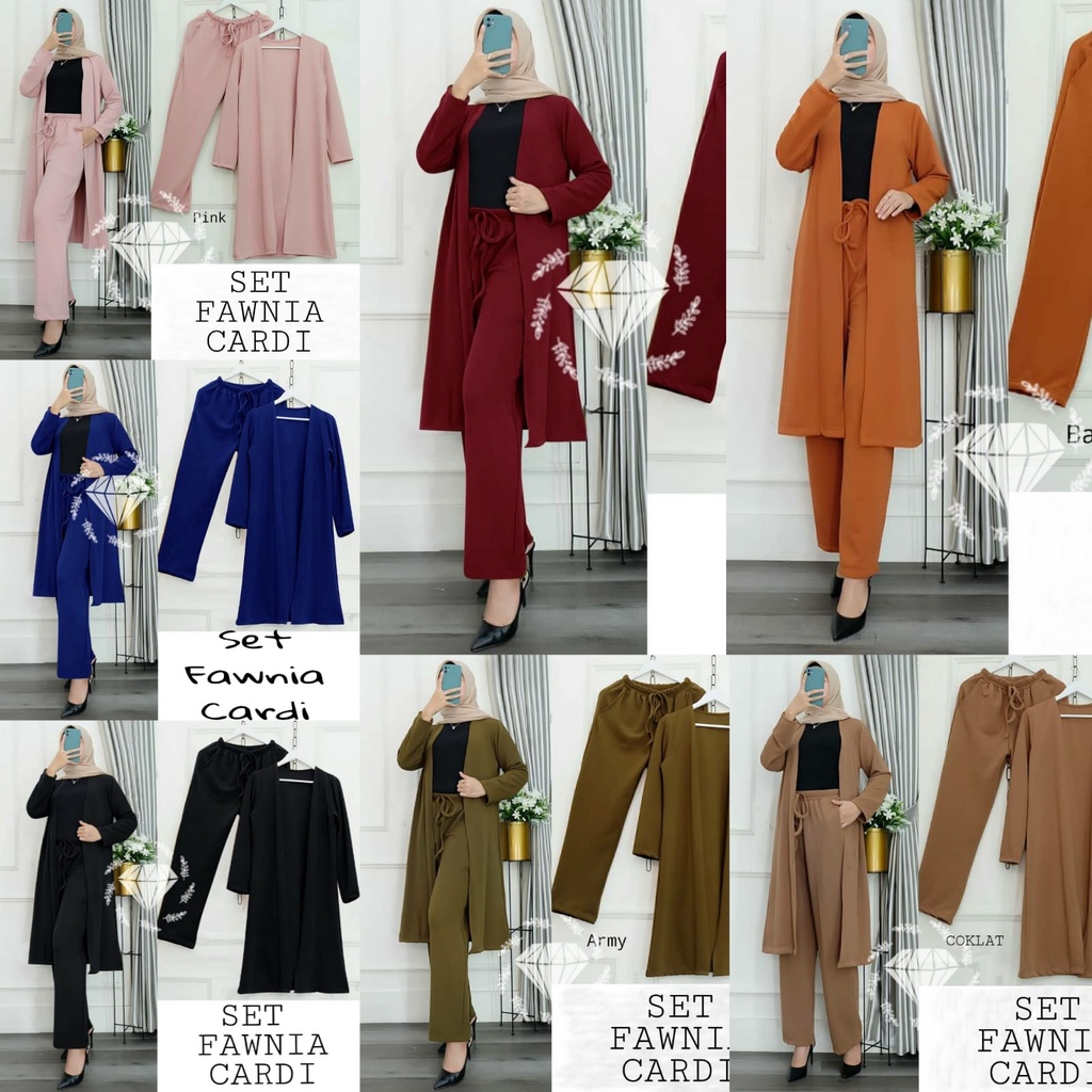 set fawnia cardi