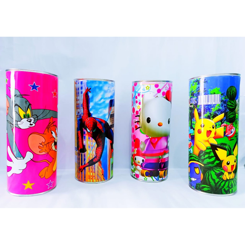 Celengan Kaleng Tabung Besar uk.XL PERMANEN DAN BUKA TUTUP/TERLARIS TERMURAH