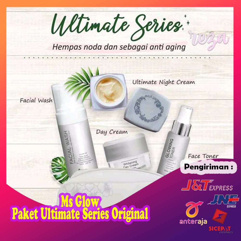 Ms Glow Paket Ultimate Series Original Perawatan Kecantokan Ms Golow Paket Super Hemat