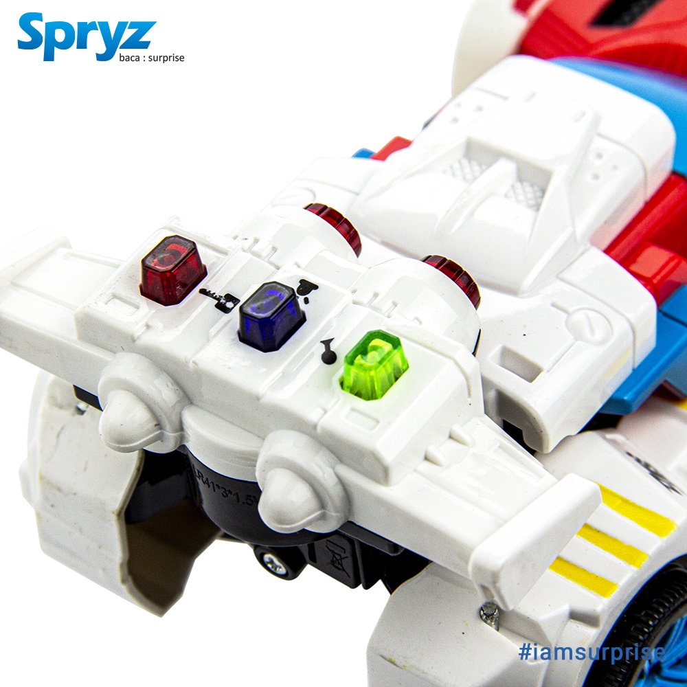 Spryz Revamp Justice Maxx - Mainan Mobil Robot Transformer