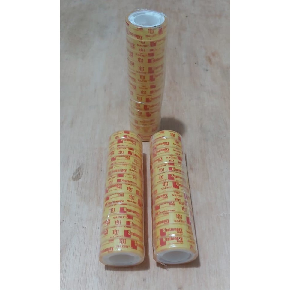 

Isolasi 1/2 x 10 Yard Selotip Kecil Nachi Murah