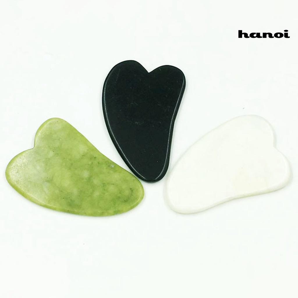 HQTM_Guasha Tool Release Tension Heart-Shaped Compact Massage Roller Board Stone for Adults