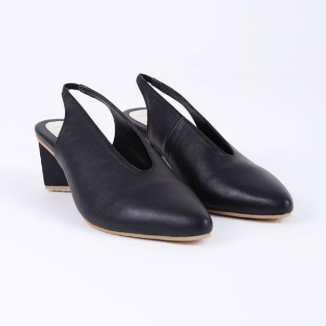 [SIAP KIRIM] BRShoes93 Hitam Sepatu High Heels Wanita