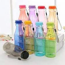 MY BOTTLE / BOTOL MINUM SODA / BOTOL KARAKTER UNIK / MY BOTTLE SODA 500ML-HITAM