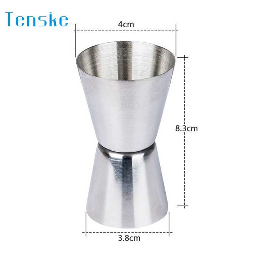 One Two Cups Gelas Ukur Jigger Bartender Double Shot 15 30ml / Gelas Ukur Pengukur Takar Takaran Air Kopi Susu Sirup Bartender Barista Stainless Steel Ml / Alat Ukur Minuman / Wadah Ukur Ml / Takaran Air / Takaran Minuman Bartender Murah Original