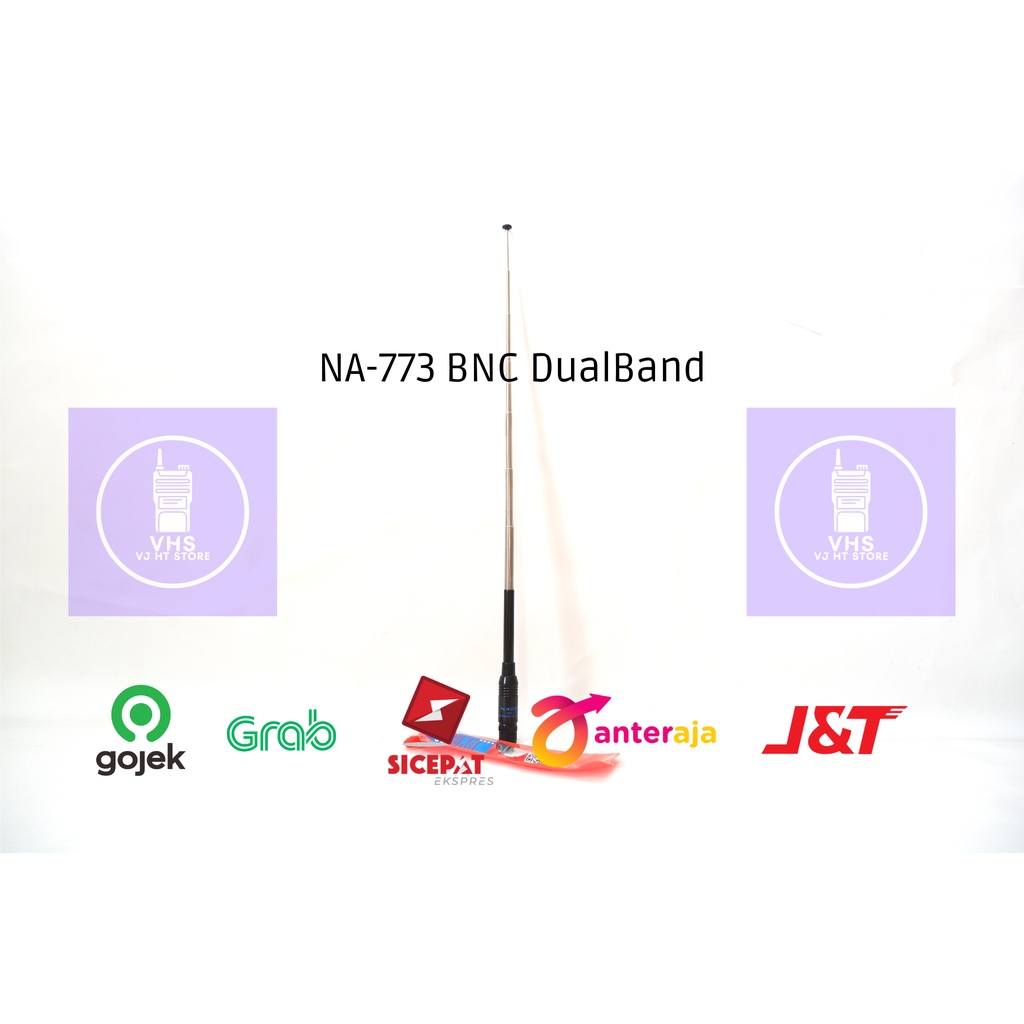 Antena Nagoya NA 773 BNC Dual Band 39 CM