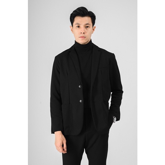 BLAZER MALE.ID PEAZY BLAZE BLACK (SIZE S & M) 1ST GENERATION