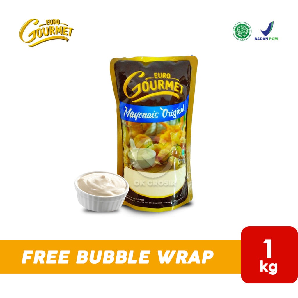 

Euro Gourmet Mayonaise Original (Pouch 1 Kg)