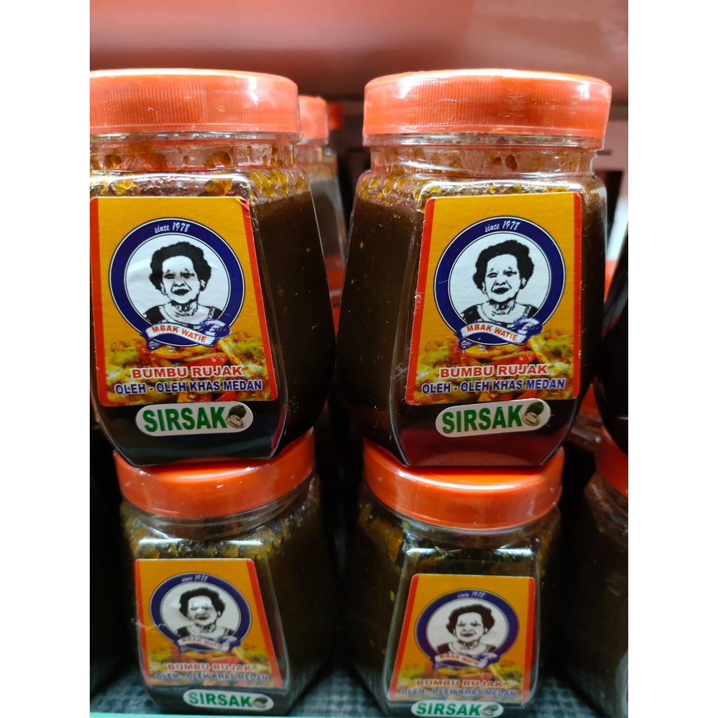 

BUMBU RUJAK SIRSAK MBAK WATIE KHAS MEDAN 1 BOTOL PLASTIK [BB]