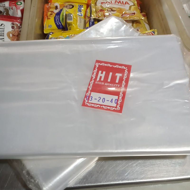 Plastik PP/Plastik Bening uk 20x40