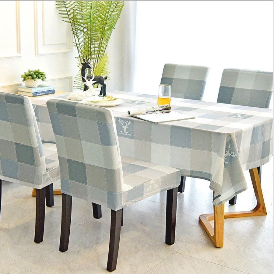 Nordic Waterproof TableCloth Set / Taplak Meja Anti Air Anti Panas / Berkualitas / Dekorasi