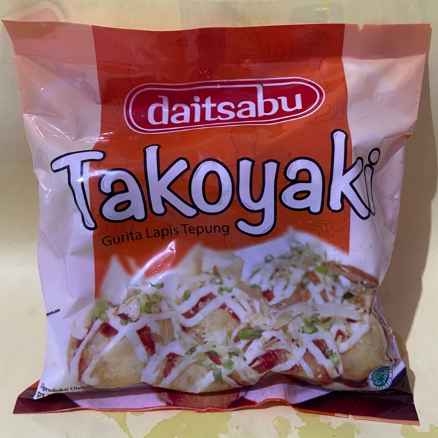 

Daitsabu takoyaki 250gr gurita lapis tepung isi 8s