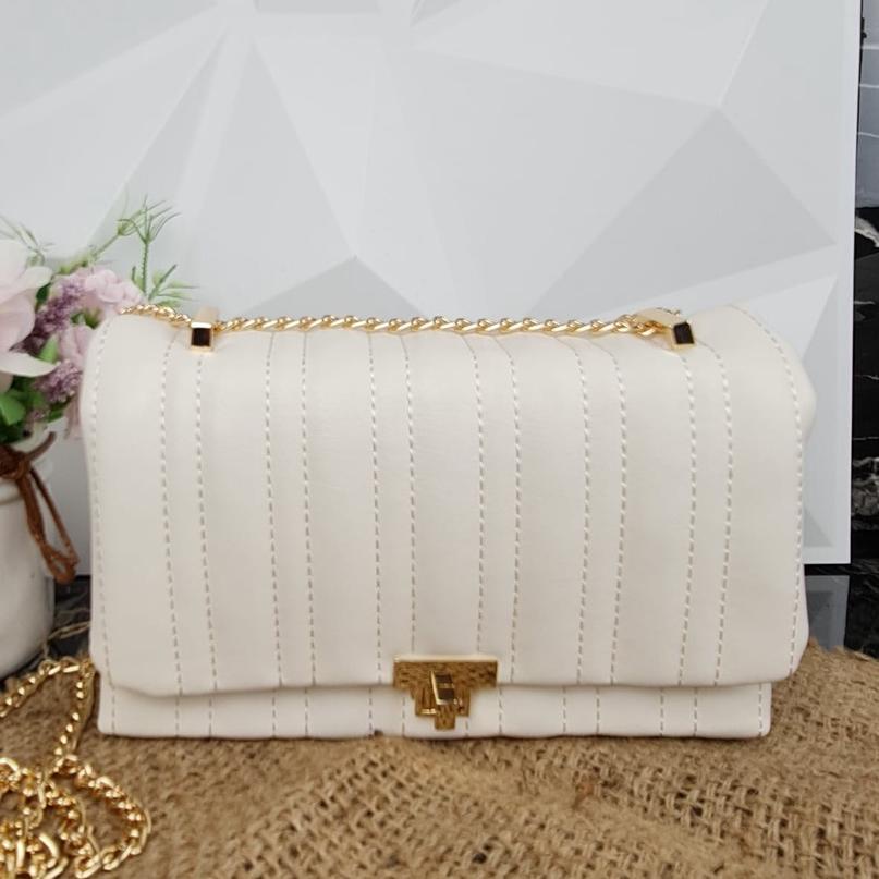 ♠ TAS WANITA ZARA QUILTED MIDI CROSSBODY BAG - ZR003 ★