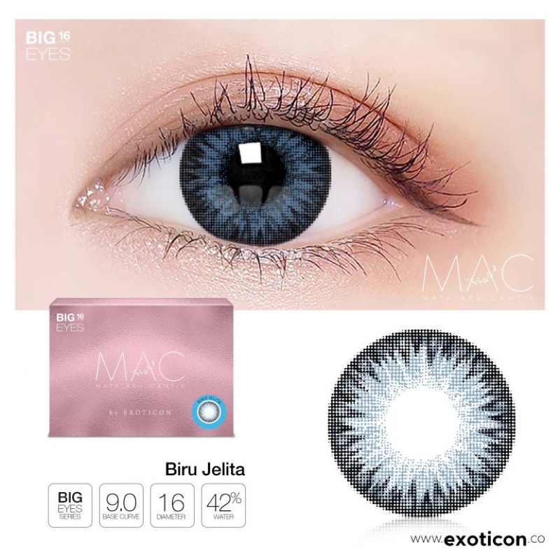 SOFTLENS WARNA X2 MAC MATA AKU CANTIK READY MINUS