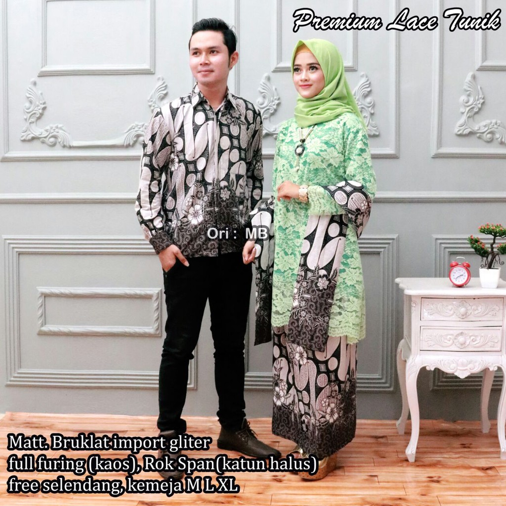 GROSIR BATIK COUPLE PREMIUM LACE TUNIK