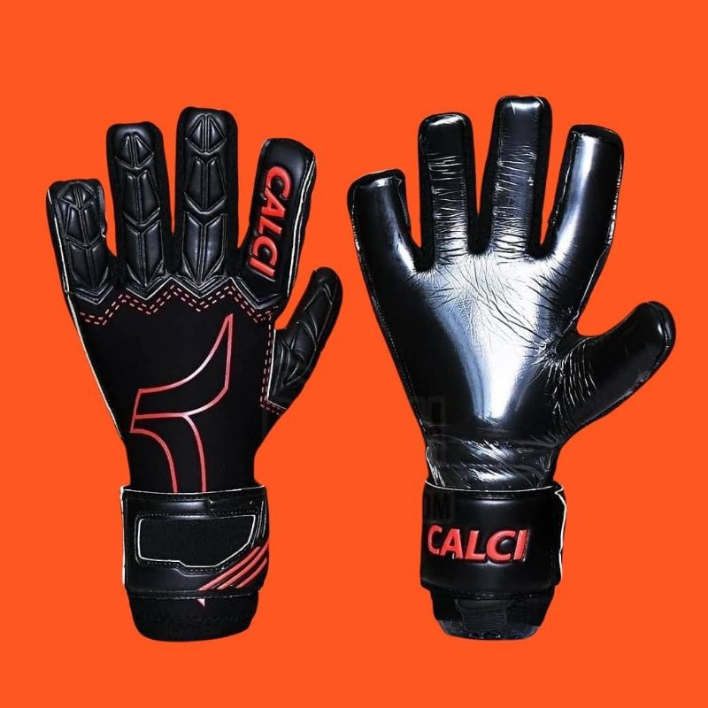 SARUNG TANGAN KIPER ORIGINAL CALCI SENTINEL HITAM NEW