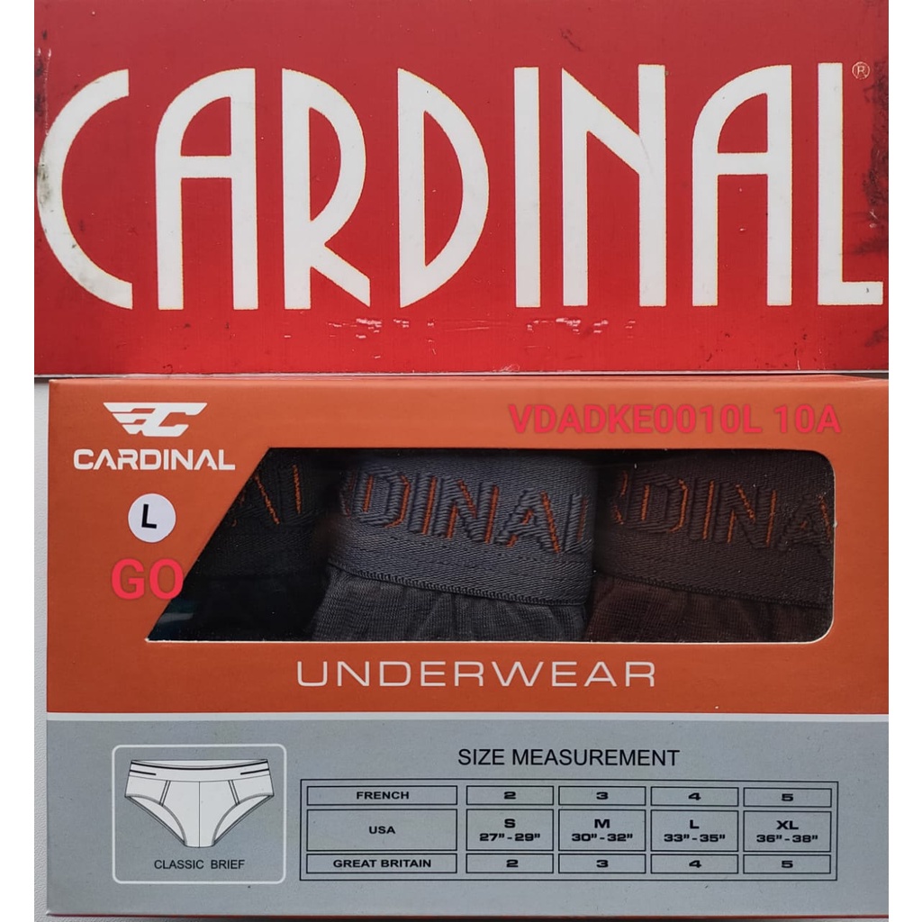 gof CD CARDINAL CELANA DALAM Pria Pakaian Dalam Cowok Underwear Terlaris